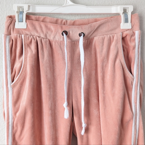 Coco Limon Velour Track Jogger Pants - Picture 2 of 8
